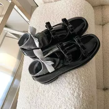 Винтажные туфли Jane с пряжкой на щиколотке, женские туфли из лакированной кожи на толстом каблуке, женские туфли-лодочки в японском стиле на платформе в стиле Лолиты 35 коричневый