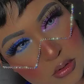 Винтажные украшения без линз, полуметаллические оправы для очков, женские роскошные очки, популярная модная оправа для очков серебряный