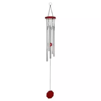 Винтажные устойчивые подвесные алюминиевые колокольчики глубокого тона для сада