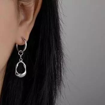 Винтажные висячие серьги нерегулярной формы в стиле панк с геометрическим рисунком для женщин и мужчин, ювелирные изделия, длинные серьги-подвески
