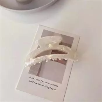 Винтажные заколки для волос для женщин Ацетатная заколка-краб Цветной мраморный рисунок Большая 10 см заколка для волос Аксессуары для волос для девочек Новая заколка-краб