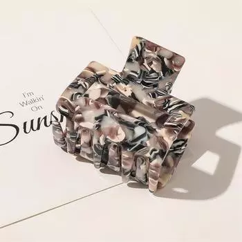 Винтажные заколки-крабы для волос для женщин Элегантные 5 см Маленькие леопардовые заколки-крабы для волос Заколка для волос для девочек Женский аксессуар для волос