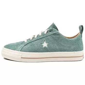 Винтажные замшевые кроссовки унисекс Converse One Star Pro с низким содержанием водорослей Green Egret A02947C 35.5