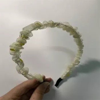 Винтажные завязанные повязки для волос для женщин, женская ткань, искусственная кожа, жемчужные аксессуары для волос, обруч для волос для девочек Size fits all