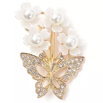 Винтажные жемчужные броши с букетом цветов для женщин, свадебный букет, корсаж, булавки для одежды, ювелирные аксессуары