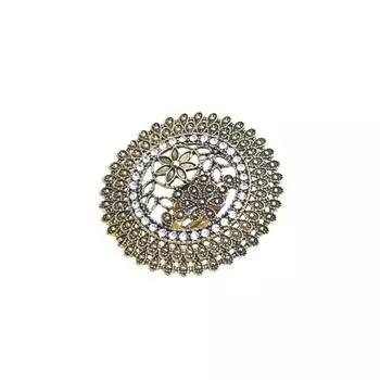 Винтажные женские миди-кольца большого золотого цвета с выгравированным цветочным узором, ретро-вечеринка золотой