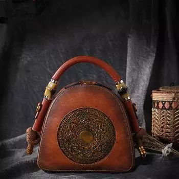 Винтажные женские сумки на ремне из натуральной кожи с тиснением тотема, женские модные сумки, клатч GZW 25*10*22.5cm