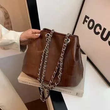 Винтажные женские сумки, новый модный дизайн, текстурированные сумки через плечо из искусственной кожи, женские популярные универсальные женские сумки