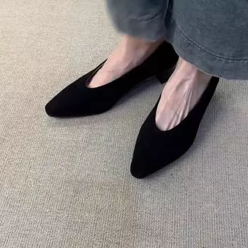 Винтажные женские туфли-бабушки с острым носком, модные туфли-лодочки без застежки, для танцев, вечеринок, выпускного вечера 35