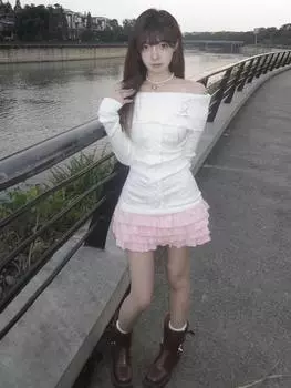 Винтажный элегантный уличный трикотажный свитер для женщин в корейском стиле, сексуальный бант, повязка с вырезом-лодочкой, тонкий свитер, сплошной шик S белый