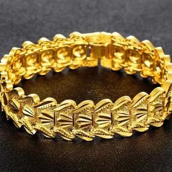 Винтажный аксессуар браслет индивидуальный мужской браслет-трилистник поп-панк вечеринка праздничный подарок золотой