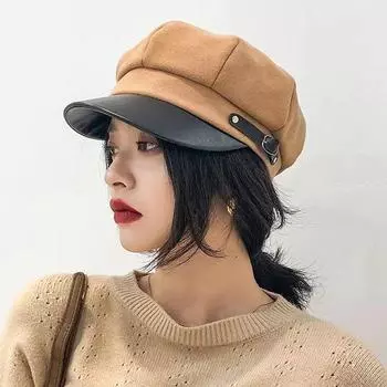 Винтажный берет, кепка газетчика, регулируемая, осенне-зимняя, берет, восьмиугольная, мягкая, шерстяная, для женщин, береты, кепка художника KK