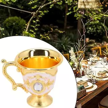 Винтажный бокал для вина, высококачественная расписанная вручную чашка для белого вина, бокал для питья, домашний декор H