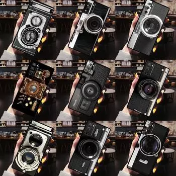 Винтажный чехол для камеры Samsung S22 S21 Ultra S20 FE S9 S10 Note 10 Plus Note 20 Ultra Phone Coque Galaxy S8 Plus