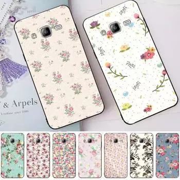Винтажный чехол для телефона с цветочным принтом для Samsung Note 9 10 20 Plus Pro Ultra J6 J5 J7 J8, мягкий черный чехол для телефона Galaxy Note20