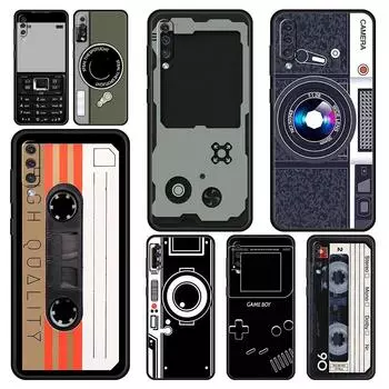 Винтажный чехол для телефона с камерой и магнитолой для Samsung Galaxy A52 A50 A70 A10 A30 A40 A20S A20E A02S A12 A22 A72 A42 A32 5G A04s Samsung A20