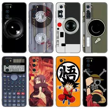 Винтажный чехол для телефона с лентой в стиле аниме для мальчиков для Huawei P50 P40 P30 P20 Pro P10 P9 P8 Lite 2017 P Smart ZS 2021 2020 Pro 2019 P50 Pro