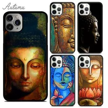 Винтажный чехол для телефона со статуей Будды для iPhone 11 12 13 14 Pro Max mini X XR XS SE 2020 6 7 8 Plus Samsung Galaxy S21 S22 iPhone 6plus