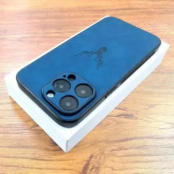 Винтажный чехол из искусственной кожи с оленем для iPhone 15 14 13 12 11 Pro Max IPhone12 iPhone13 12Pro 13Pro противоударный чехол с защитой от отпечатков пальцев For iPhone14 Pro Max