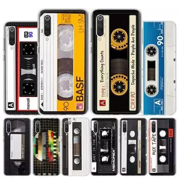 Винтажный чехол-кассета с магнитной лентой для телефона Xiaomi Redmi Note 10 Pro Max 10S 9 9S 9T 8 8T 11T 11S 11 5G 11E 7 6 5 4X Coq Redmi Note 10S