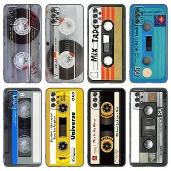 Винтажный чехол с кассетой в стиле ретро для Samsung A21 A30 A50 A52 S A13 A14 A22 A23 A32 A53 A73 5G A11 A12 A31 A33 A51 A70 A71 A72 Samsung A04 4G