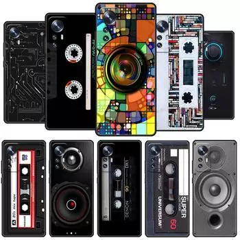 Винтажный чехол с кассетой в стиле ретро для Xiaomi Mi Poco X3 NFC M4 M3 Pro F3 GT F1 11 Lite Note 10 11T 10T 9T, мягкий чехол для телефона Xiaomi Mi 9