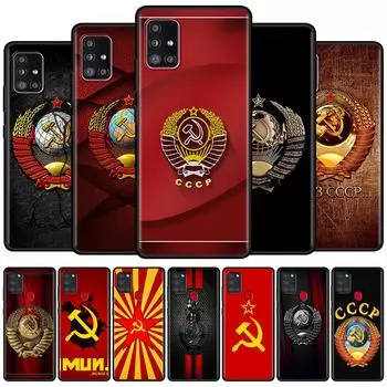 Винтажный чехол СССР CCCP для Samsung Galaxy A51 A12 A21s A71 A32 A52 A22 A72 A41 A03s A11 A42 A02s A01 A81, силиконовый чехол для телефона Samsung A01