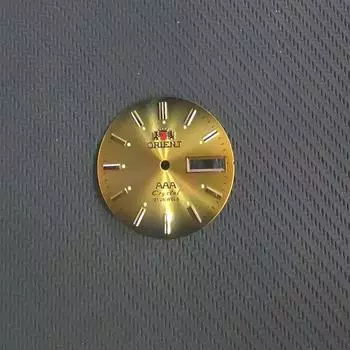 Винтажный циферблат часов Diy Parts 3 A Dual Calendar Literal Мужские часы Аксессуары для механизма 46941/46943