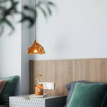 Винтажный цветной стеклянный роскошный подвесной светильник для ресторана, бара, украшения, подвесной светильник, потолочный светильник, кофейная люстра