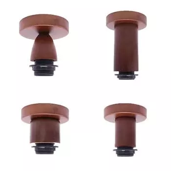 Винтажный держатель абажура E27 из цельного дерева, крепление на поверхность, патрон для лампы E26 с винтовым кольцом для самостоятельной установки абажура для лампочки