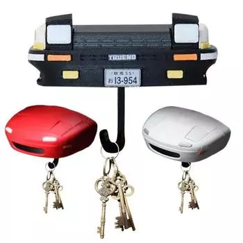 Винтажный держатель для ключей Ride Car Open Headlights Key Holder Wall Mount Retro Style чёрный