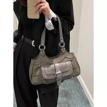 Винтажный дизайн Sense сумка через плечо большой емкости осень-зима новая мода высокого класса подмышечные сумки простая нишевая Spice Girl Pack