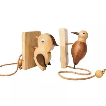 Винтажный дверной молоток в виде птицы, художественный дверной звонок ручной работы с веревкой для входной двери, патио, домашнего декора