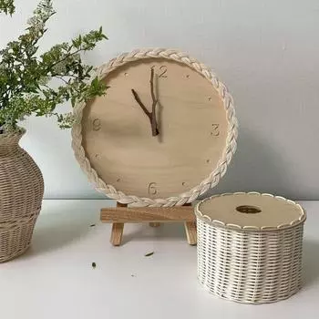 Винтажный европейский стиль, отличная легко читаемая оплетка, настенные подвесные часы, декор, настенные подвесные часы
