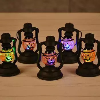 Винтажный фонарь в стиле ретро, светодиодная подвесная масляная лампа на батарейках, декоративная для дома, праздничных рождественских подарков, домашнего декора