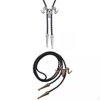 Винтажный галстук-боло в стиле вестерн — стильный галстук для ковбоев и ковбоев