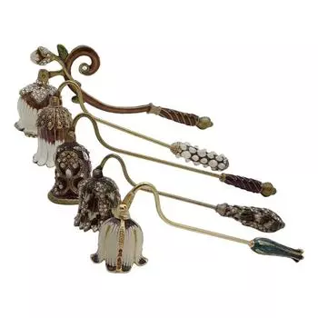 Винтажный гаситель ароматических свечей, инструмент для ароматических свечей, красочная крышка для свечей, украшение для дома, подсвечник для рукоделия