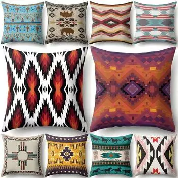 Винтажный геометрический треугольник наволочка для подушки чехол для дивана постельные принадлежности Atricles