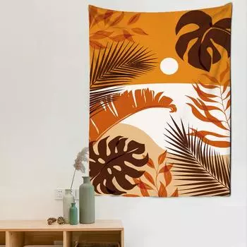 Винтажный гобелен с луной, Мандала, Таро, настенный гобелен, богемные холмы, настенный гобелен, декор для спальни, общежития 100X75CM