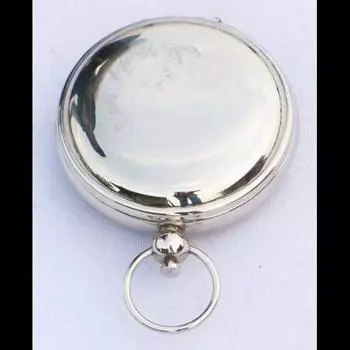 Винтажный карманный компас с кнопкой, подарок с ожерельем, антикварный кулон с компасом, коллекционный подарок