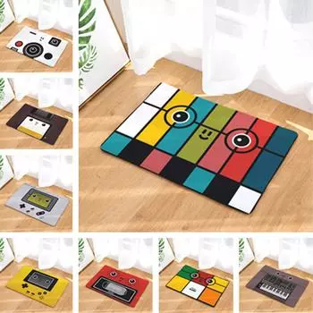 Винтажный кассетный коврик для дома, нескользящие коврики для дверей, коврики, коврики разноцветный