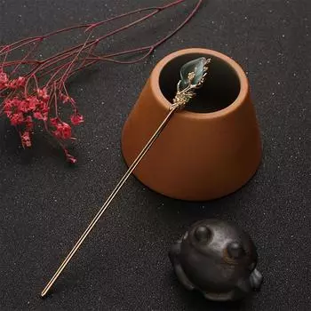 Винтажный китайский стиль, классические аксессуары Hanfu, палочки для волос, вилка для волос, палочки для еды, металлическая шпилька серебряный/светло-фиолетовый