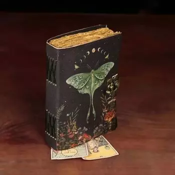 Винтажный классический кожаный журнал ручной работы с премиальным дизайном, кожаный дневник 7 x 5 in