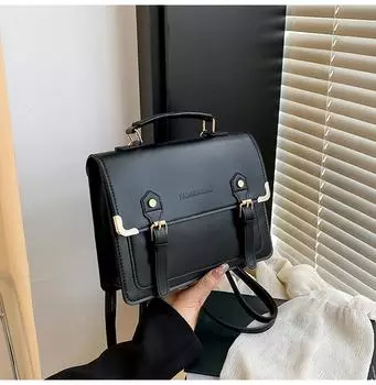 Винтажный колледж стиль 225 новая мода повседневный документ стиль большая вместимость сумка-тоут рюкзак чёрный