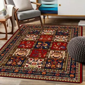 Винтажный ковер с узором в стиле бохо, ковер в марокканском турецком стиле, коврик для двери, ковры с противоскользящим покрытием, коврик для кухни, декор для гостиной и спальни 40X60cm-16x24in