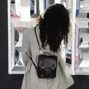 Винтажный кожаный рюкзак для женщин Вместительные сумки через плечо Ретро-стиль в стиле британской академии Небольшие сумки через плечо для девочек