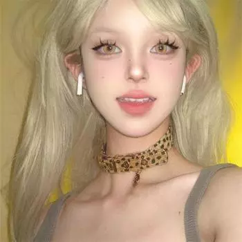 Винтажный леопардовый принт чокер-воротник женский сладкий крутой детки ветер Y2K ожерелье премиум-класса Sense Neckband панк ожерелье жёлтый