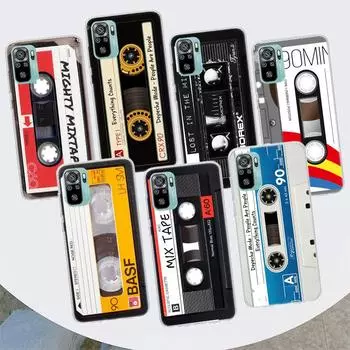 Винтажный магнитный старый чехол для телефона с кассетой для Xiaomi Redmi 10 10C 10A 9T 9C 9A 9 Prime 8 8A 7 7A 6 6A K20 K30 K40 Pro S2 Fun Redmi 10