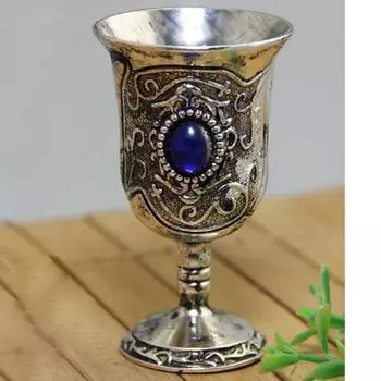 Винтажный металлический бокал для вина, бокалы для шампанского, бокал для коктейля, бокалы для коктейля в европейском стиле для бара, вечеринки, домашнего декора