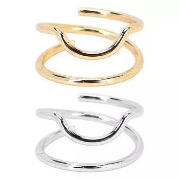 Винтажный металлический колпачок для указательного пальца, украшение для ногтей, украшение для ногтей для женщин и девочек 3046 Gold